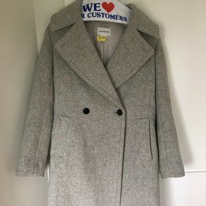 Club Monaco Daylina Wool Coat (small, grey)